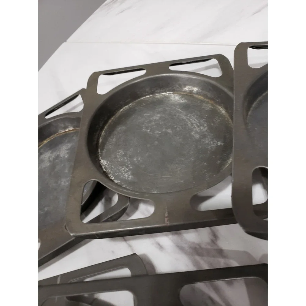Lot 6 Vintage 1964 Kenner Easy-Bake Oven Metal Baking Pans REPLACEMENT PARTS